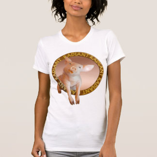 T-shirt Porc rayonnant