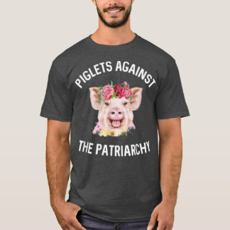 T-shirt Porcelets contre le patriarcat Feminist Pig Body P