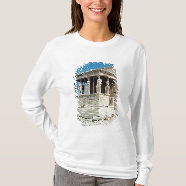 T-shirt Porche des jeunes filles, Erechtheion, c.421-405 (Devant)