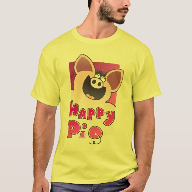 T-shirt porcin drôle (Devant)