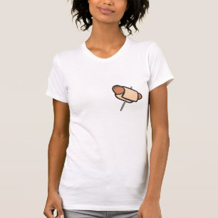 T-shirt porcins dans une couverture hors d'oeuvres