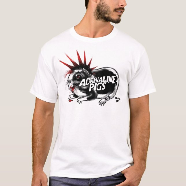 T-shirt Porcs d'adrénaline (Devant)