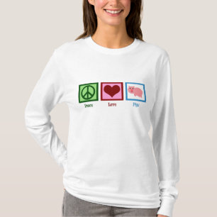 T-shirt Porcs d'amour de paix mignons