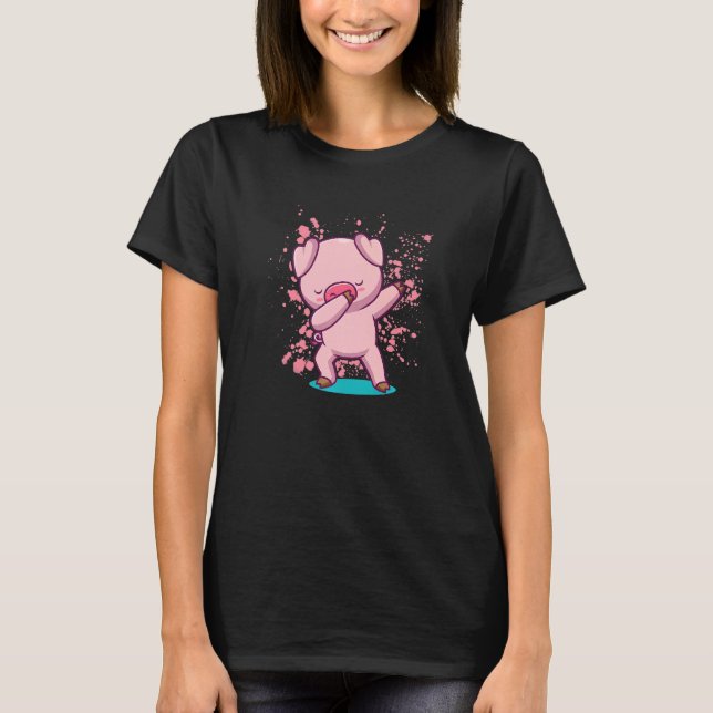 T-shirt Porcs de porc mignons (Devant)