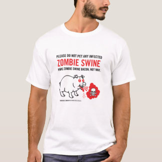 T-shirt Porcs de zombi