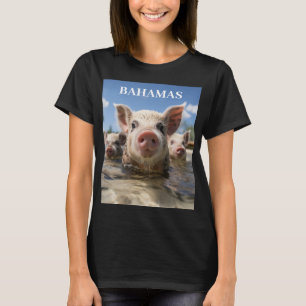 T-shirt Porcs nageurs des Bahamas - Aventure à Exuma Pig B