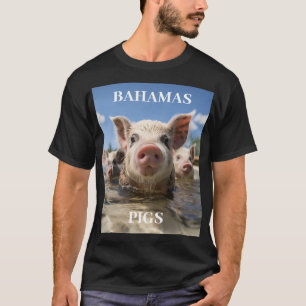 T-shirt Porcs nageurs des Bahamas - Aventure à Exuma Pig B