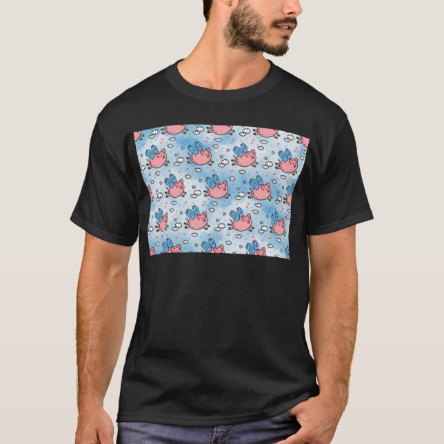 T-shirt porcs volants (Devant)