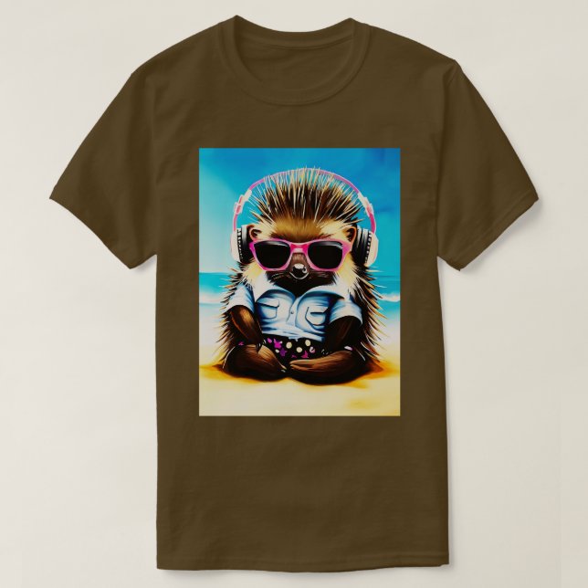 T-shirt Porcupine amour été (Design devant)