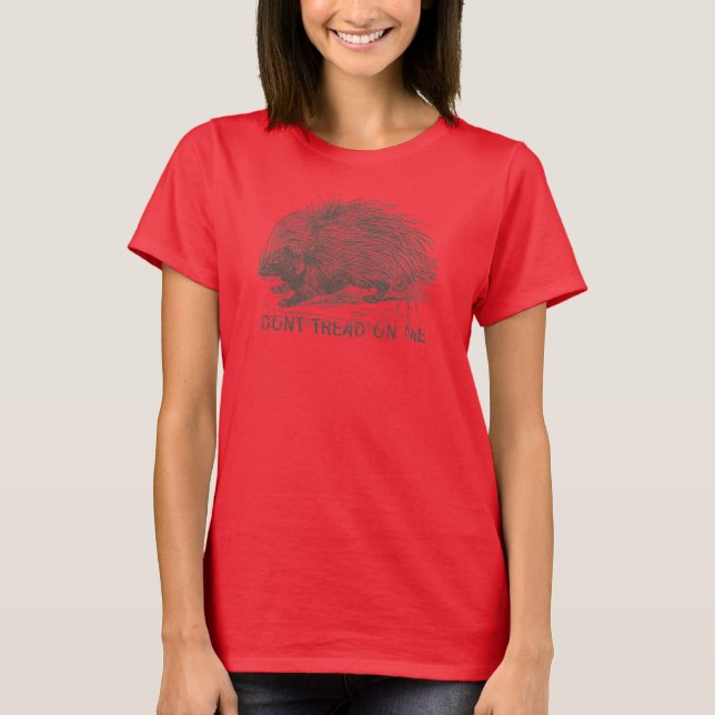 T-shirt Porcupine Gadsden (Devant)