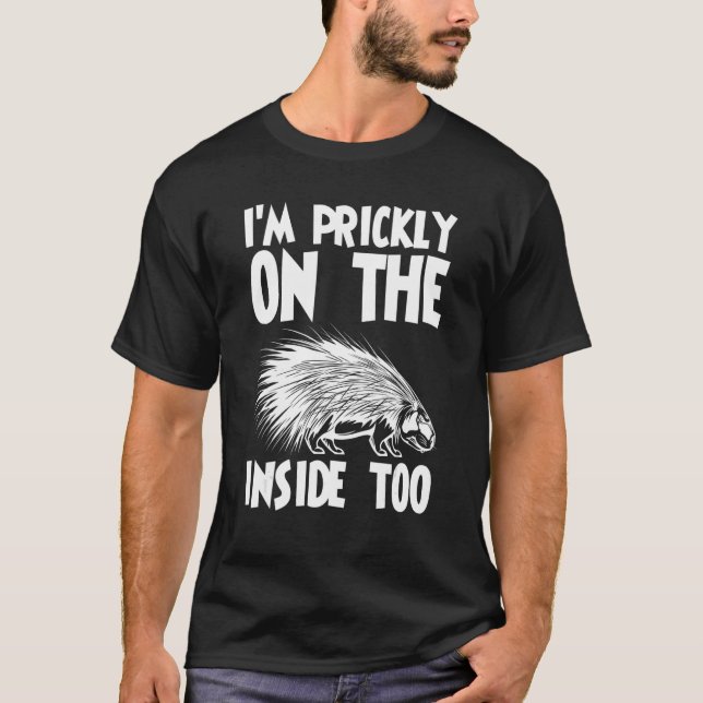 T-shirt Porcupine Grand Sharp Hugger Hedgehog Cuddle 1 (Devant)