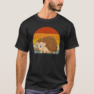 T-shirt Porcupine Retro Style Vintage