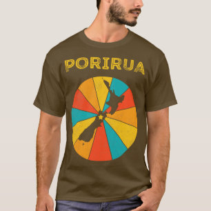 T-shirt Porirua Nouvelle-Zélande Vintage Souvenir déstress
