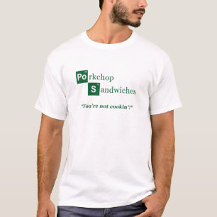T-shirt Porkchop serre le logo de parodie