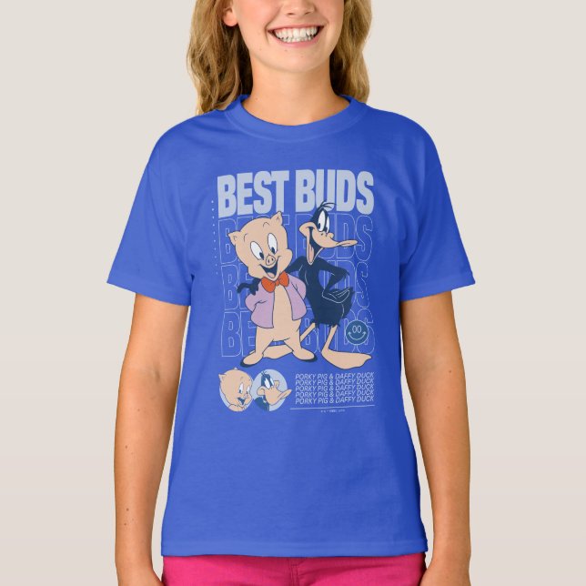 T-shirt Porky Pig & DAFFY DUCK™ Best Buds (Devant)