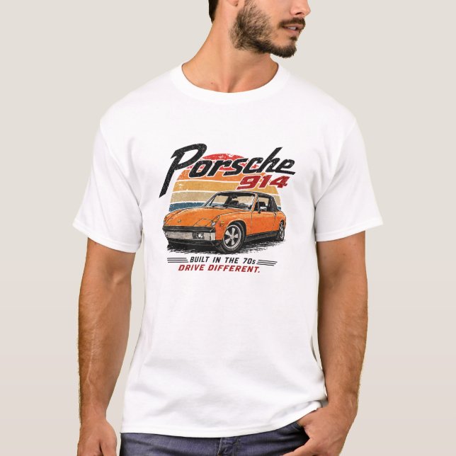 T-shirt Porsche 914 Classique (Devant)
