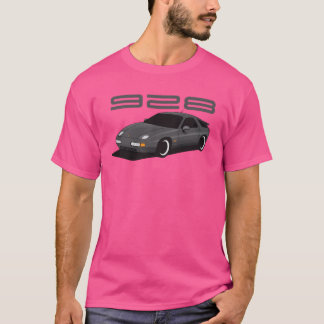 T-shirt Porsche 928 gris illustration Premium