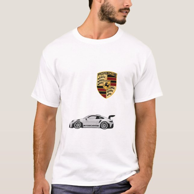 T-shirt Porsche pour homme (Devant)