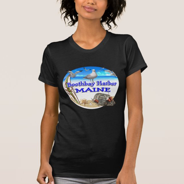 T-shirt Port de Boothbay (Devant)