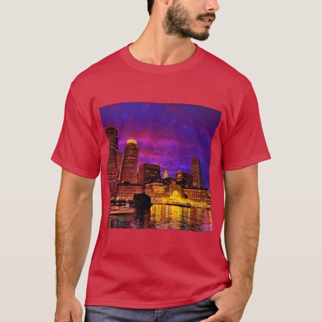 T-shirt Port de Boston (Devant)