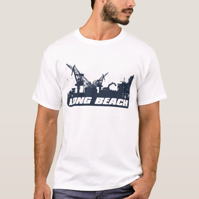 T-shirt Port de Long Beach (Devant)