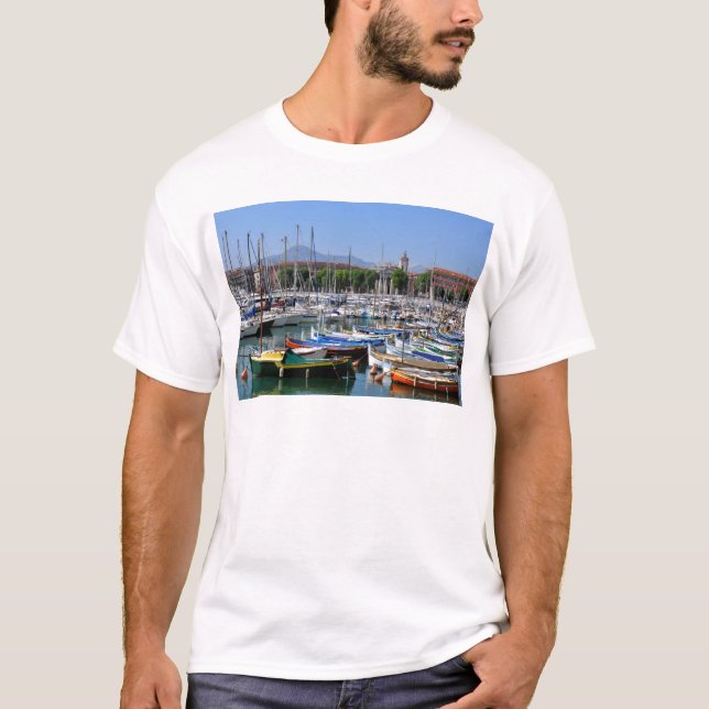 T-shirt Port de Nice en France (Devant)