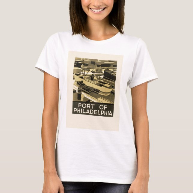 T-shirt Port de Philadelphie (Devant)