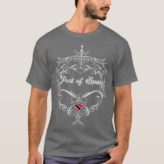 T-shirt Port d'Espagne Design Vintage 1
