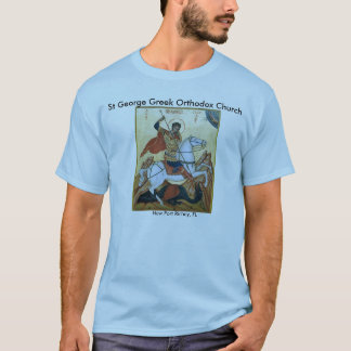 T-shirt Port grec Richey d'église orthodoxe de St George