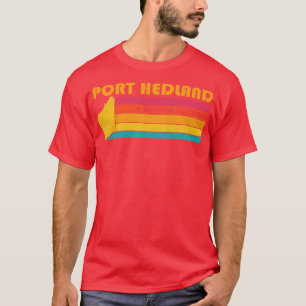 T-shirt Port Hedland Ouest Australie Vintage