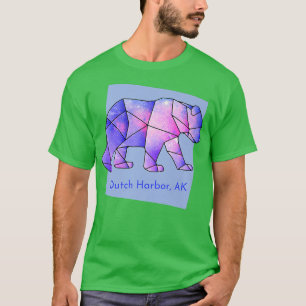 T-shirt Port hollandais AK Galaxy Ours Géométrique Abstrai