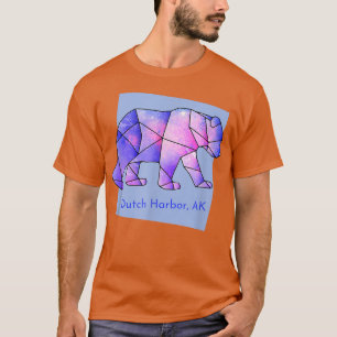 T-shirt Port hollandais AK Galaxy Ours Géométrique Abstrai
