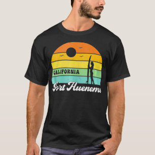 T-shirt Port Hueneme Beach Californie Retro Vintage Surfin