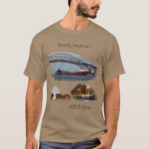 T-shirt Port Huron, chemise du Michigan