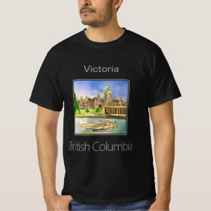 T-shirt Port intérieur, Victoria et hydravion, C.-B. Canad