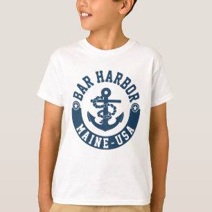 T-shirt Port Maine Etats-Unis de barre
