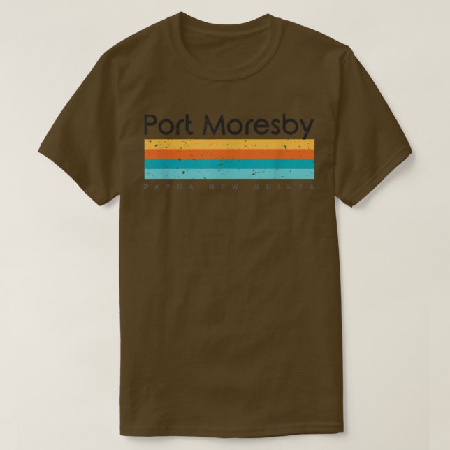 T-shirt Port Moresby Papouasie-Nouvelle-Guinée (Design devant)