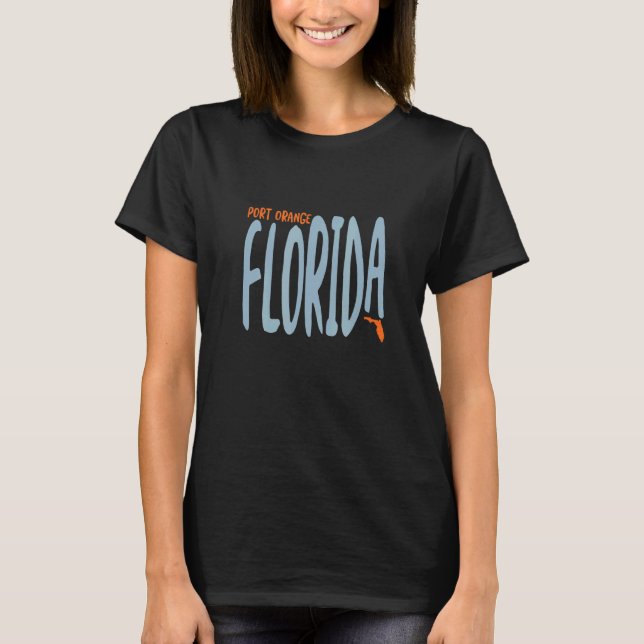 T-shirt Port Orange Floride Fl Souvenir (Devant)