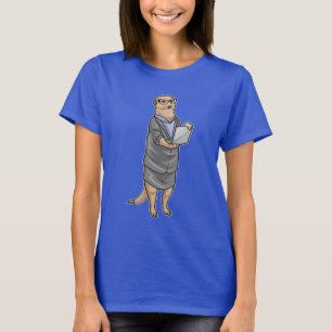 T-shirt Portable du secrétaire Meerkat