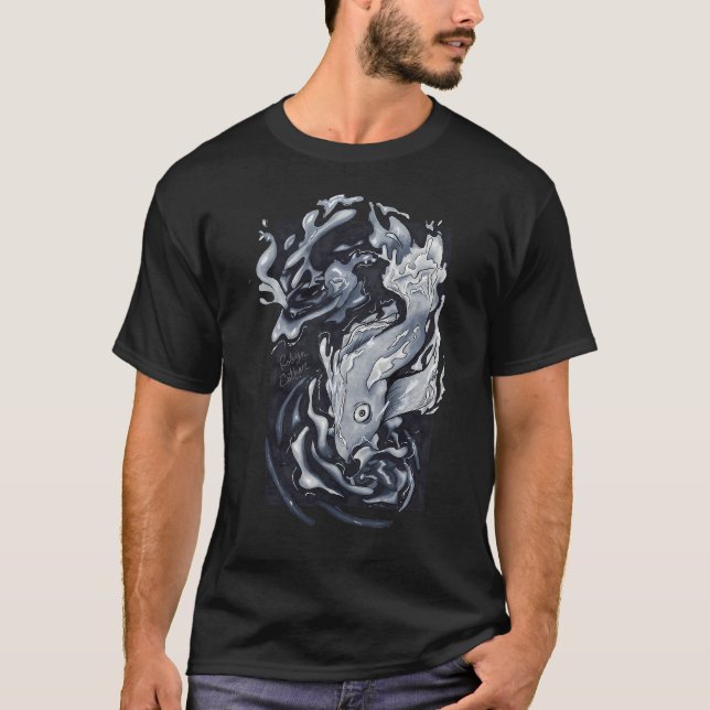 T-shirt Portail de poissons (Devant)