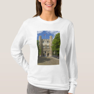 T-shirt Portail du Trinity College et rangées de vélos,