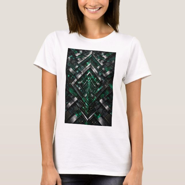 T-shirt Portail Infini Émeraude  (Devant)