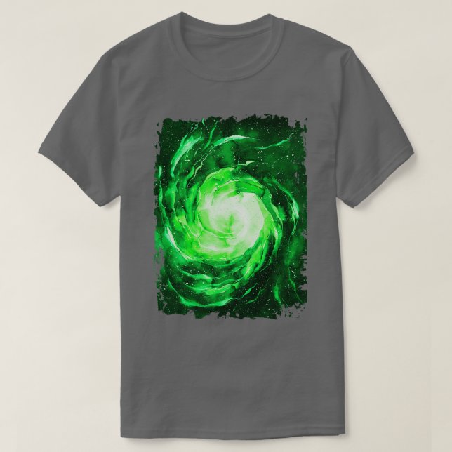 T-shirt Portail temps vert (Design devant)