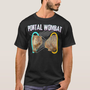 T-shirt Portail Wombat Dank Mème Pour Les Amateurs De Womb