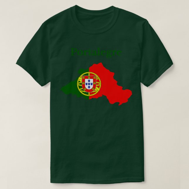 T-shirt Portalegre District Portugal (Design devant)