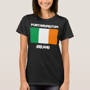 T-shirt Portarlington, Irlande avec drapeau irlandais