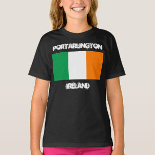 T-shirt Portarlington, Irlande avec drapeau irlandais Fill