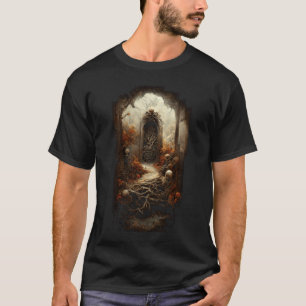 T-shirt Porte Ancienne Vers Un Autre Os D'Imaginaire Sombr