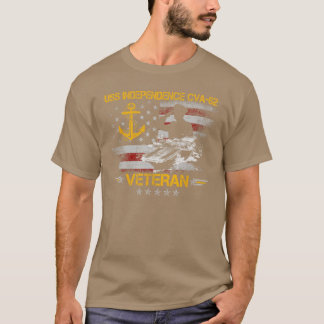 T-shirt Porte-avions USS Independence CV62 Vétéran Fla