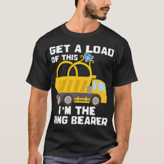 T-shirt Porte-Bague Chemise Funny Mariage Camion Garçons I